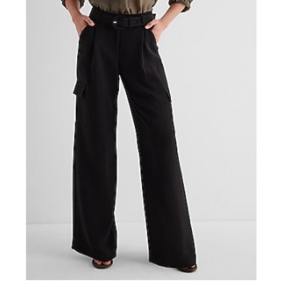 Express Pants - Express Wide leg Cargo Trouser